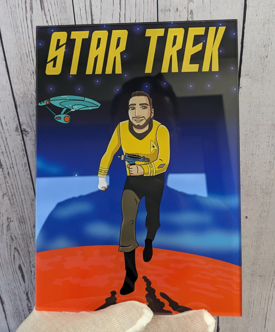 Star Trek - personalizowany obraz, cartoonizowany portret