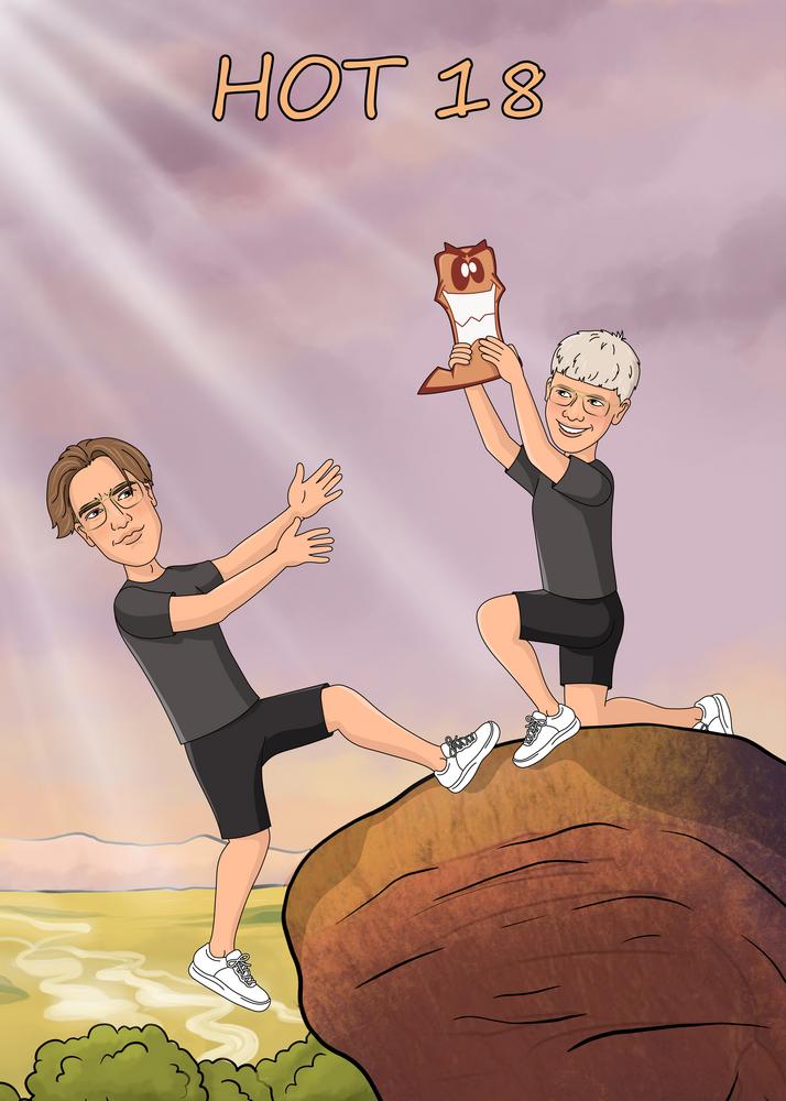 Lion King (Król Lew) - personalizowany obraz, cartoonizowany portret