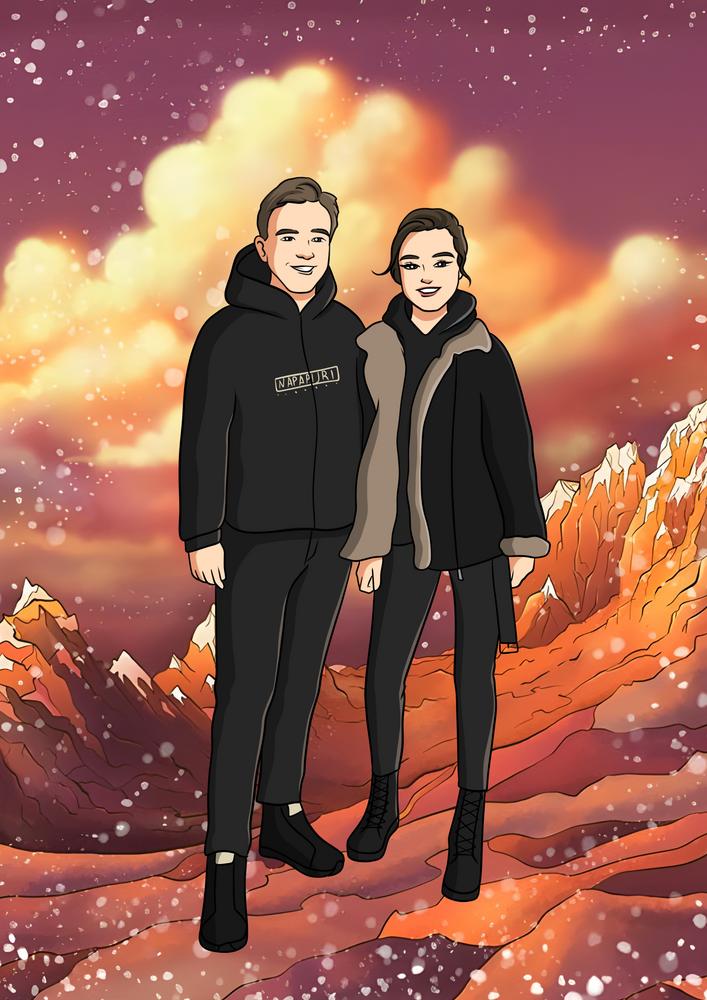 Star Wars - personalizowany obraz, cartoonizowany portret