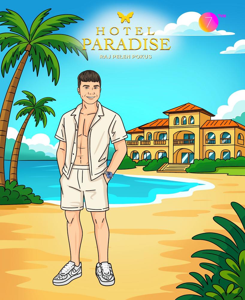 Portret podróżniczy - kreskówkowy personalizowany obraz w miastach - Homy Post