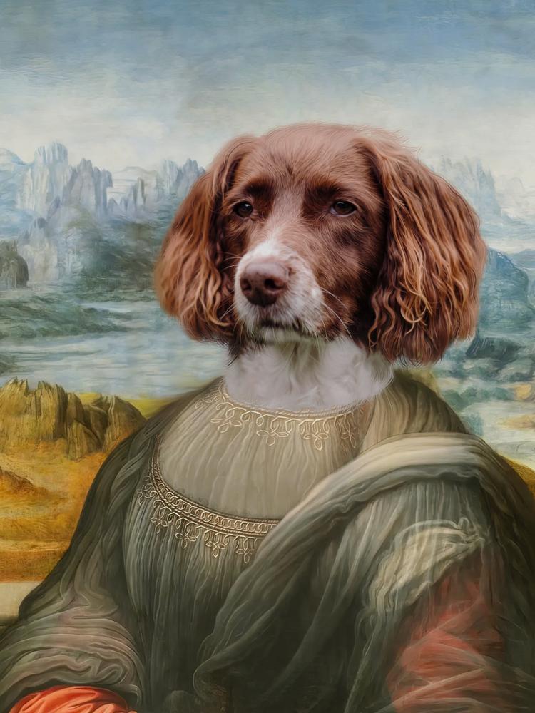 Portret pupila - personalizowany królewski obraz zwierzaka - Homy Post