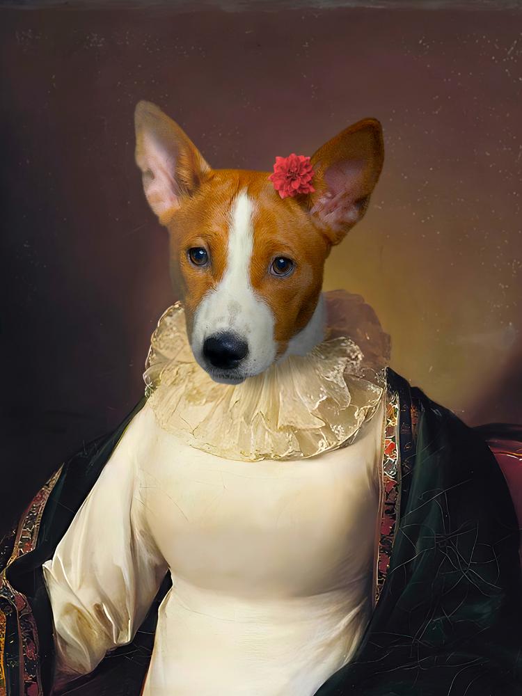 Portret pupila - personalizowany królewski obraz zwierzaka - Homy Post