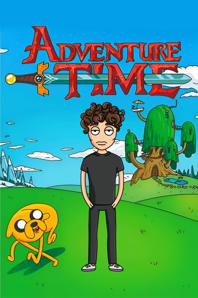 Adventure Time (Pora na przygodę) - personalizowany obraz, cartoonizowany portret - Homy Post