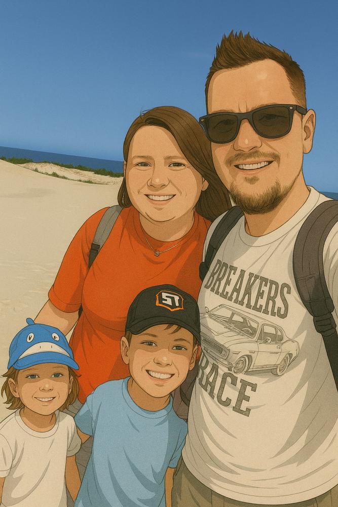 Generator AI portretów kreskówkowych: Druk obrazu w bajkowym stylu