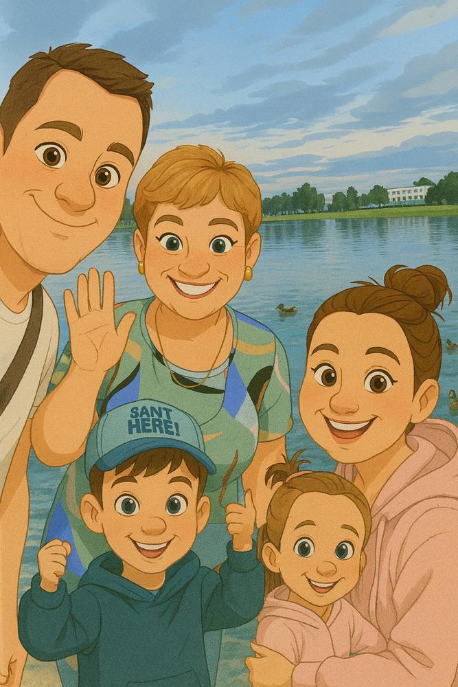 Generator AI portretów kreskówkowych: Druk obrazu w bajkowym stylu