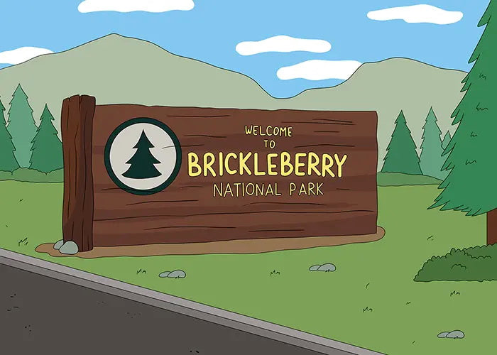 Brickleberry - personalizowany obraz, cartoonizowany portret