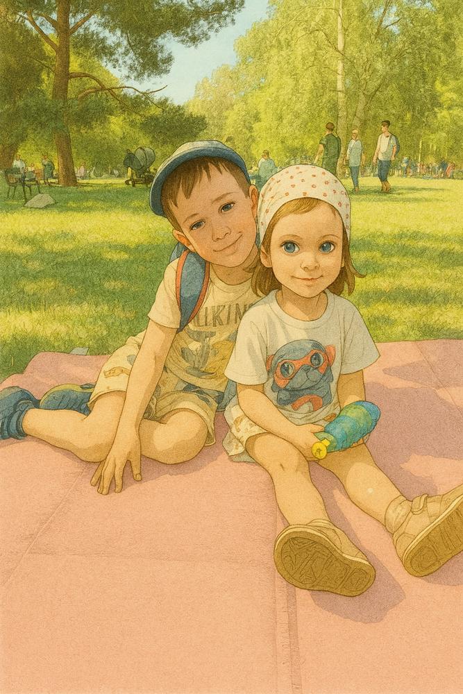 Generator AI portretów kreskówkowych: Druk obrazu w bajkowym stylu