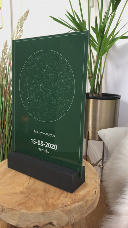 Szkiełko Mapa Gwiazd / Personalizowana Mapa Nieba