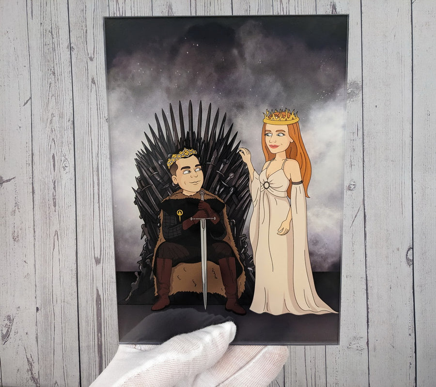 Game of Thrones - personalizowany obraz, portret na szkle