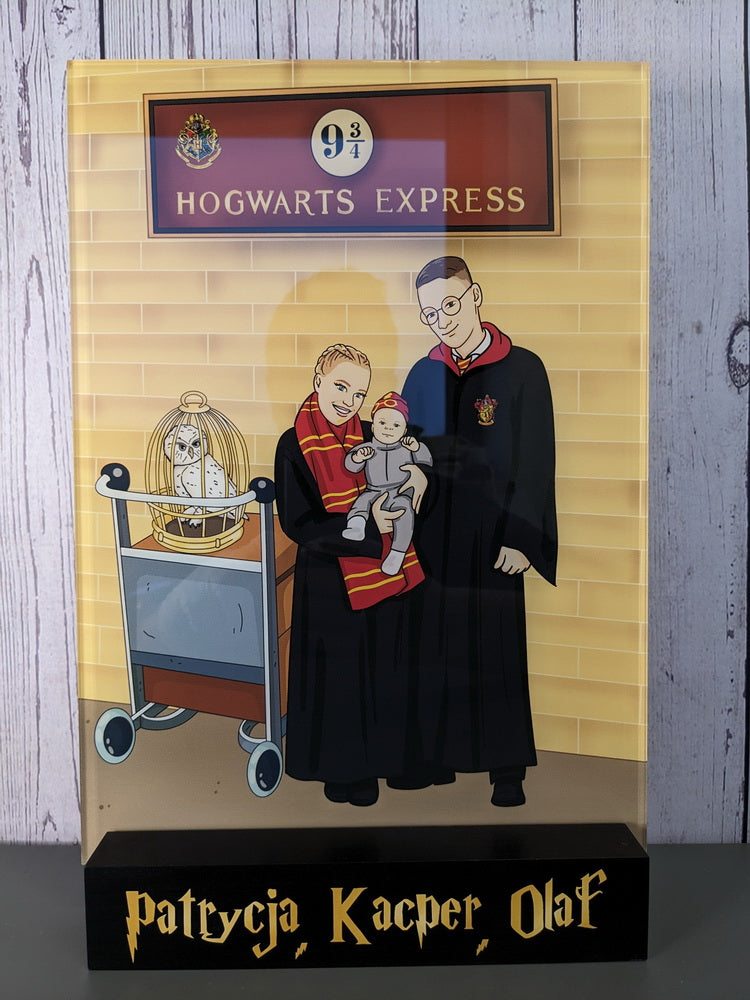 Harry Potter - personalizowany obraz, cartoonizowany portret