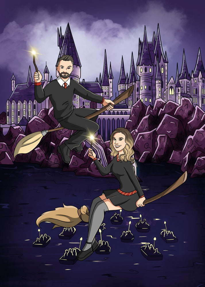Harry Potter - personalizowany obraz, cartoonizowany portret