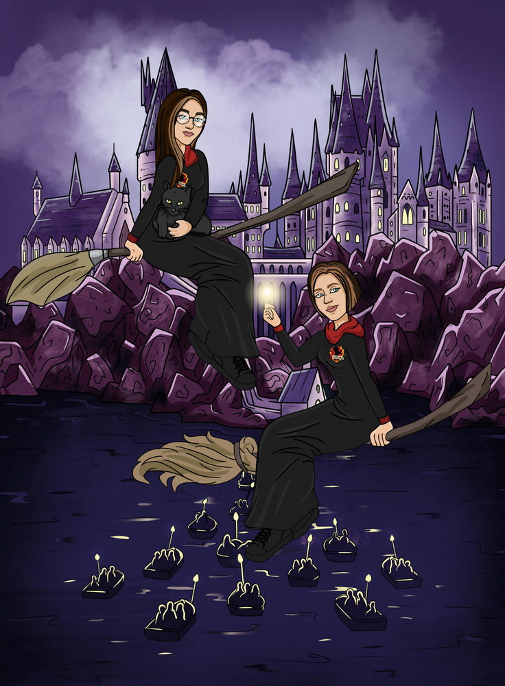 Harry Potter - personalizowany obraz, cartoonizowany portret