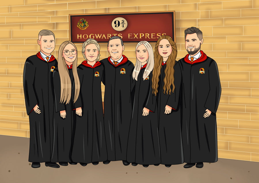Harry Potter - personalizowany obraz, cartoonizowany portret