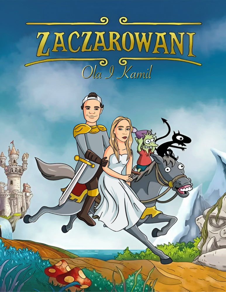 Disenchantment (Rozczarowani) - personalizowany obraz, cartoonizowany portret - Homy Post