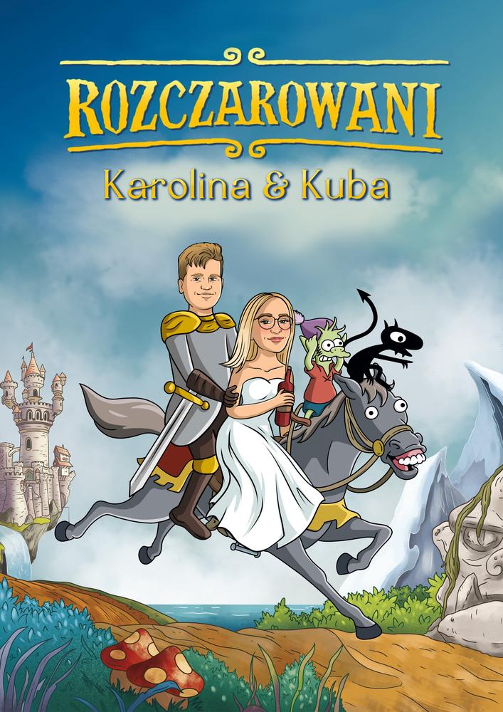 Disenchantment (Rozczarowani) - personalizowany obraz, cartoonizowany portret - Homy Post