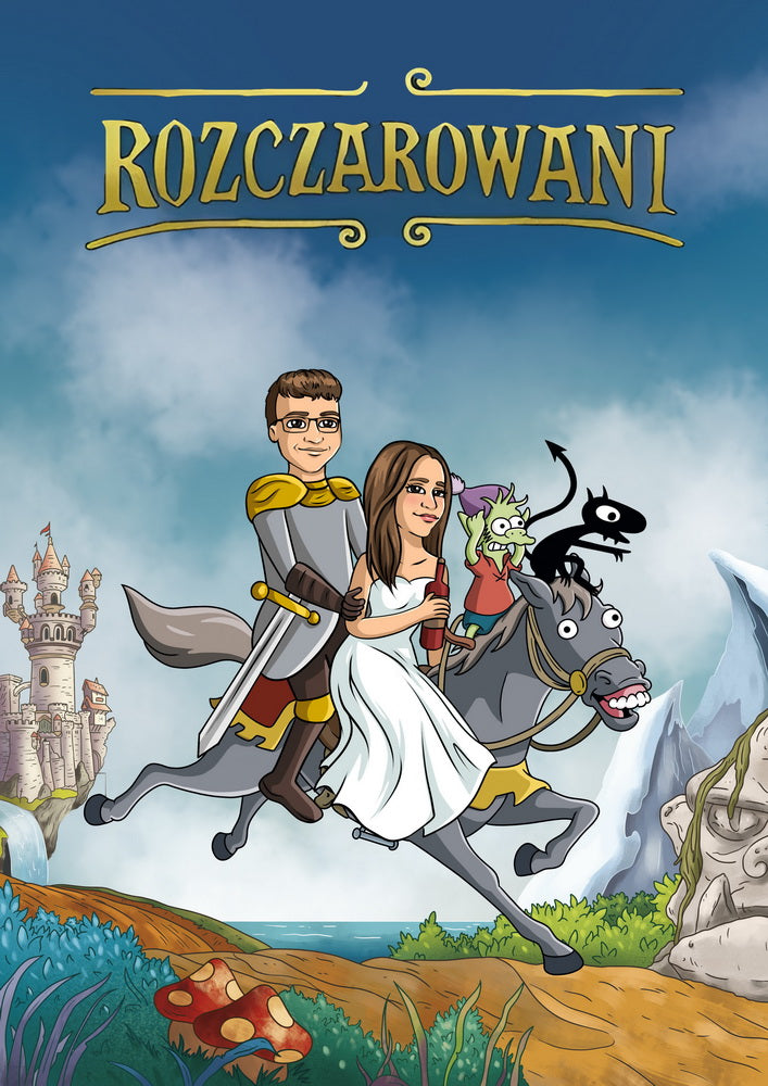 Disenchantment (Rozczarowani) - personalizowany obraz, cartoonizowany portret - Homy Post