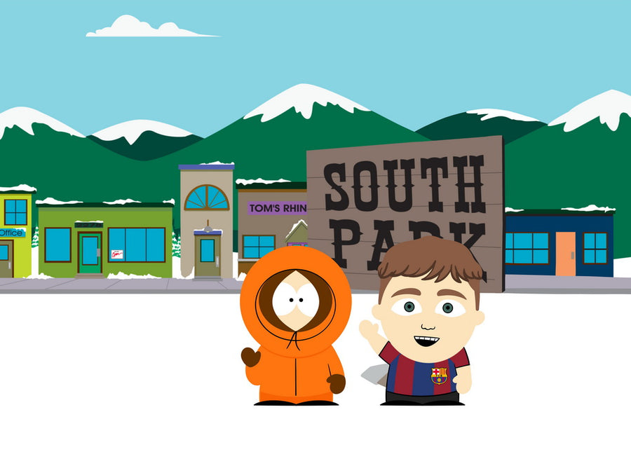 South Park - personalizowany obraz, cartoonizowany portret