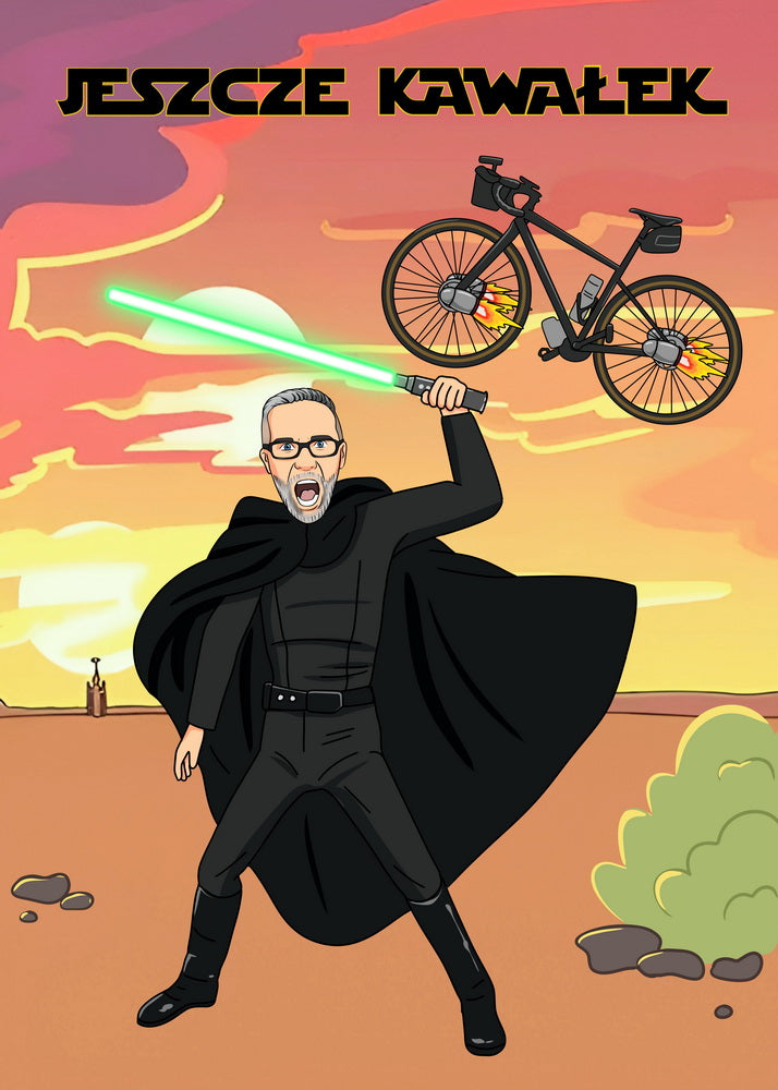 Star Wars - personalizowany obraz, cartoonizowany portret