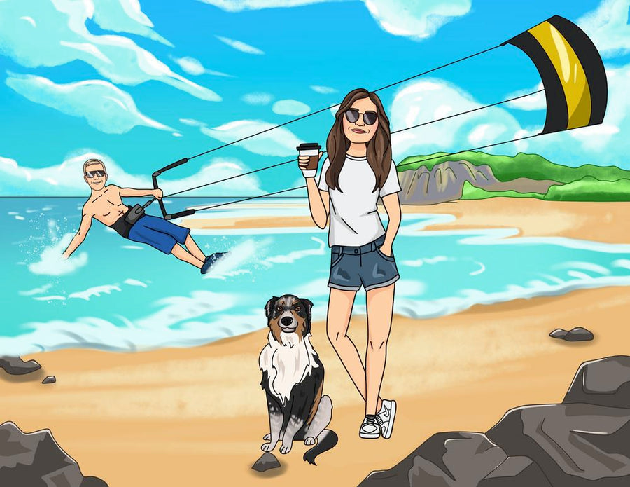Portret w stylu piłkarskim / sportowym - personalizowany obraz ze zdjęcia - Homy Post