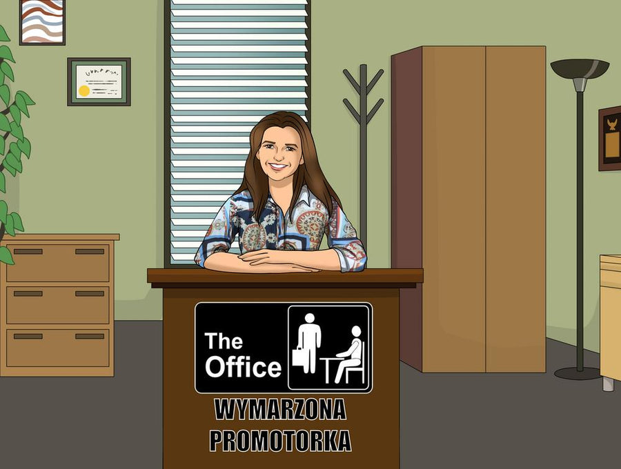 The Office (Biuro) - personalizowany obraz, cartoonizowany portret